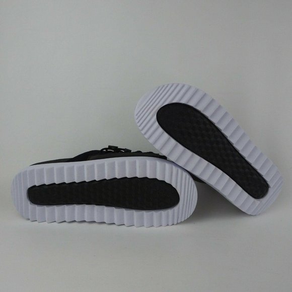 Nike Asuna NA Slides Mens Sandals Black White - Picture 8 of 11